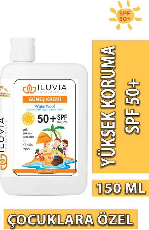 Kids Çocuk Güneş Kremi Çok Yüksek Koruma 150 ML. 50+ SPF , UVA + UVB