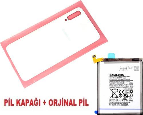 Samsung Galaxy A70 A 705 Arka Pil Batarya Kapağı + PİL BEYAZ