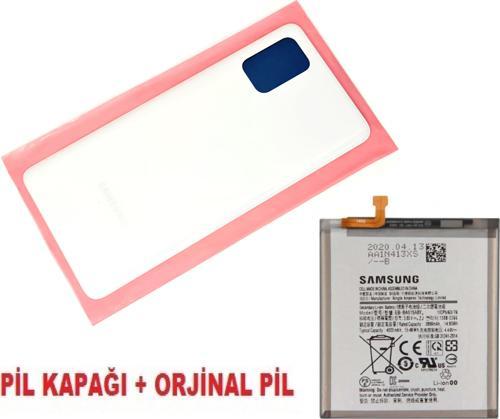 Samsung Galaxy A71 A715 Arka Pil Batarya Kapağı + PİL BEYAZ