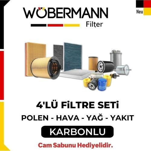 Vw Tiguan 2.0 Tdı Filtre Bakım Seti 2008-2011 4Lü Karbonlu