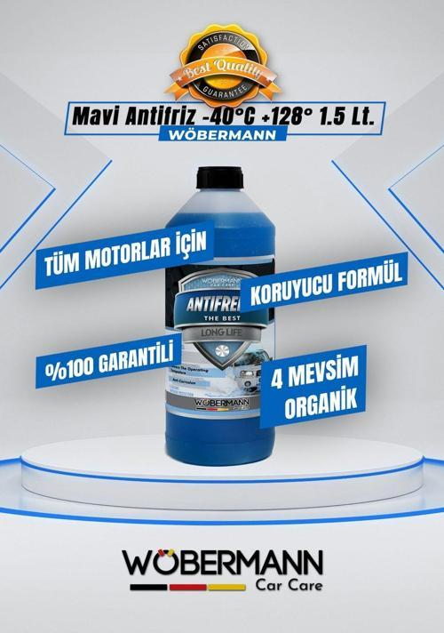 Mavi Antifriz 4 Mevsim Organik 40°C 1.5 Lt