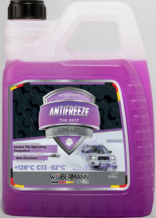 Mor Antifriz 4 Mevsim Organik G13 -52°C 4 Lt.