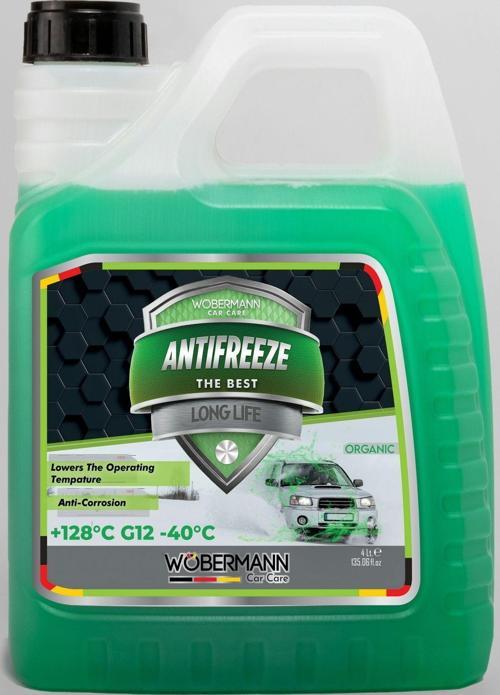 Yeşil Antifriz 4 Mevsim Organik G12 -40°C 4 Lt.