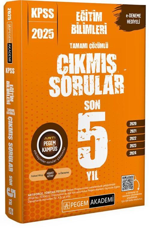 2025 KPSS Eğitim Bilimler Tamamı Çözümlü Çıkmış Sorular Son 5 Yıl