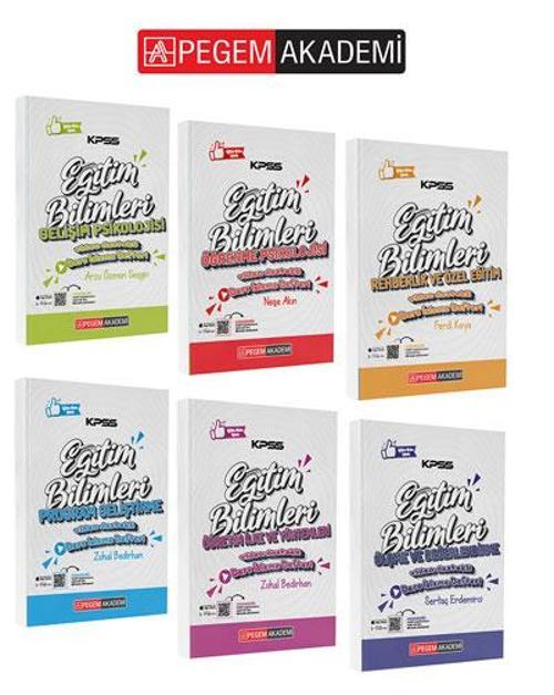 KPSS Eğitim Bilimleri Ders İzleme Defteri Seti (6.Kitap)