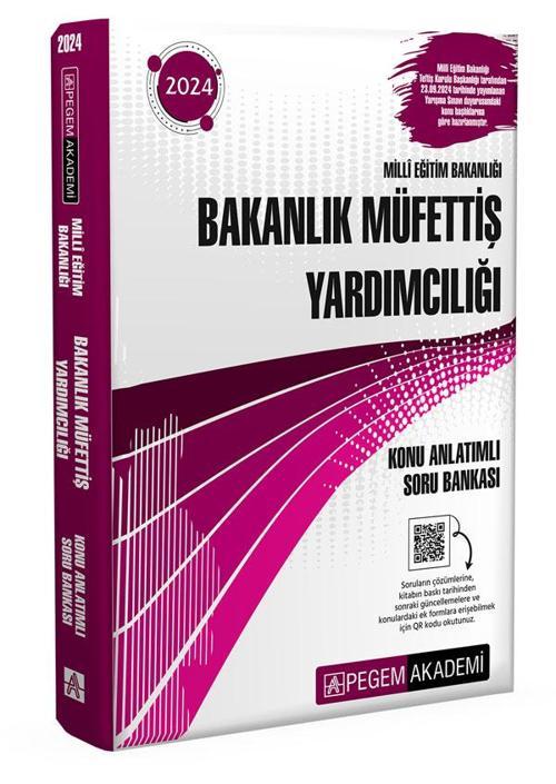 2024 MEB Bakanlık Müfettiş Yardımcılığı Konu Anlatımlı Soru Bankası