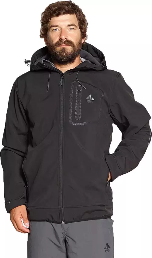 Yukon Erkek Softshell Ceket-SİYAH