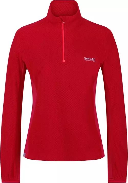 Highton Half Zip Kadın Polar-KIRMIZI