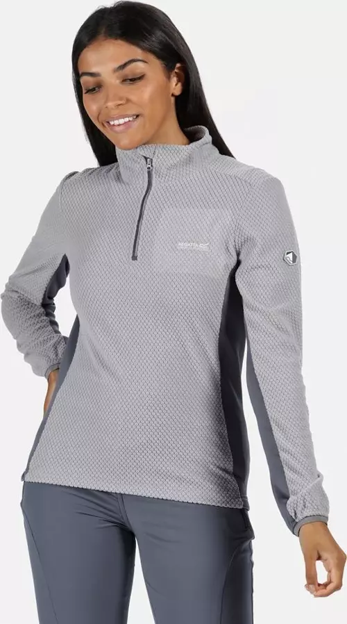 Highton Half Zip Kadın Polar-GRİ