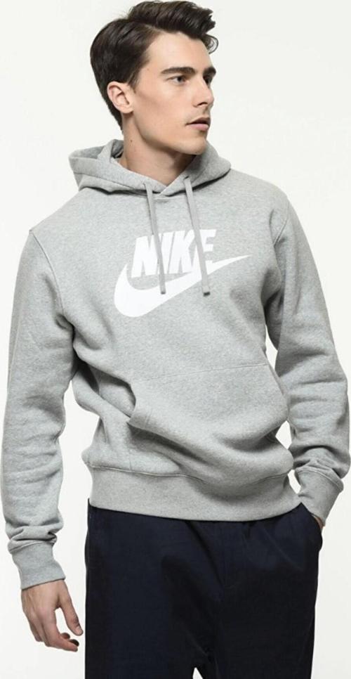 Club Graphic Pullover Erkek Gri Sweatshirt