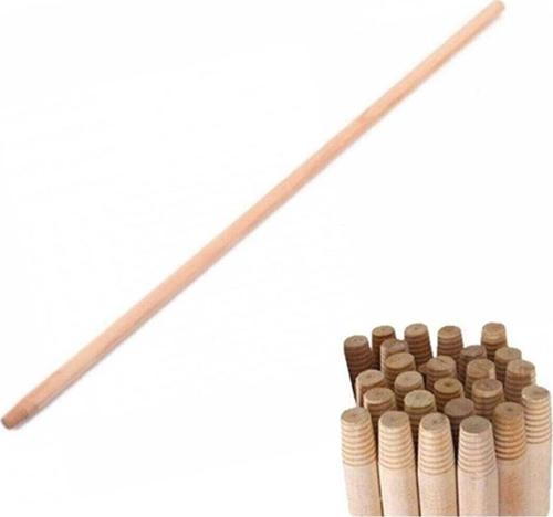 10 Adet Vidalı Ahşap Fırça Süpürge Çekpas Sapı 150Cm
