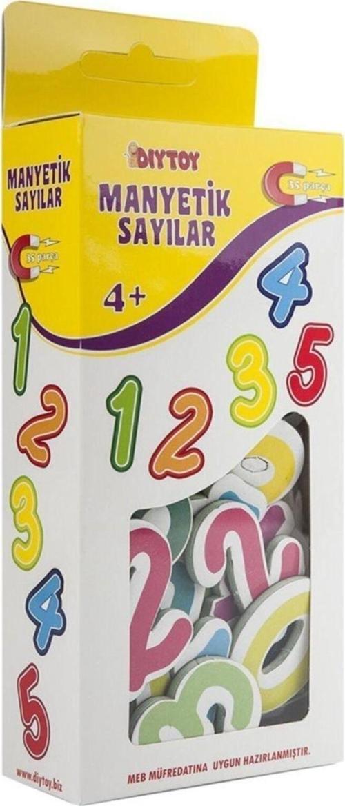 DIYTOY Manyetik Sayılar 51 Parça