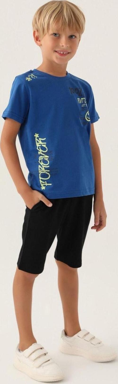 RP3351 Felling Happy Cobalt Erkek Çocuk Bermuda Takım