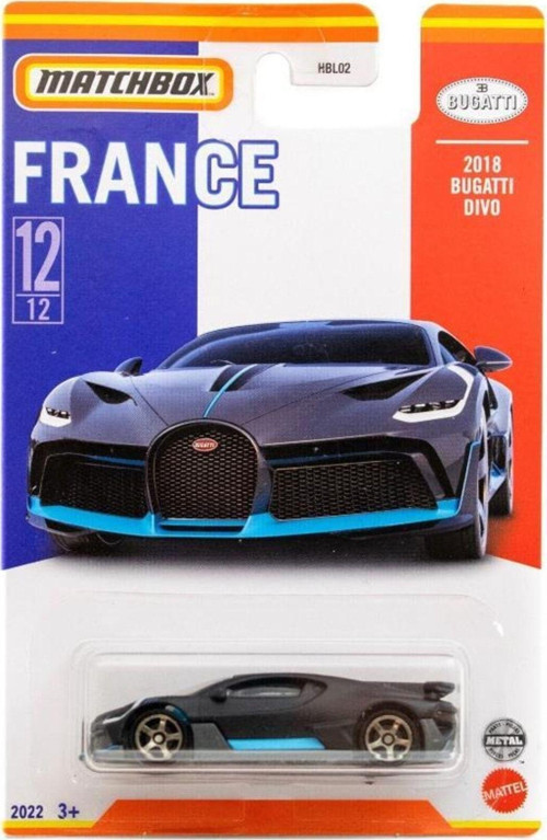 Matchbox Koleksiyon Özel Seri Metal Model Araba 2018 Bugatti Divo