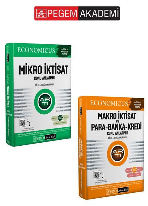 PEGEM AKADEMİ KPSS A Grubu Makro İktisat - Mikro İktisat Konu Anlatımlı Set - 2 Kitap