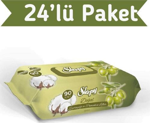 Zeytinyağlı Islak Havlu 24X90 lı 2160 Yaprak