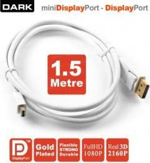 1.5 Metre Mini DisplayPort - Display Port Kablo