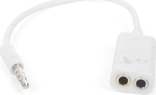 2x3.5mm Stereo Dişi - 4pin 3.5mm Stereo Erkek Y Kablo