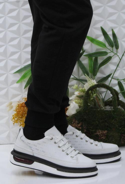 M.P 242 1870 Beyaz Rahat Orijinal Ürün Hakiki Deri Erkek Ayakkabı