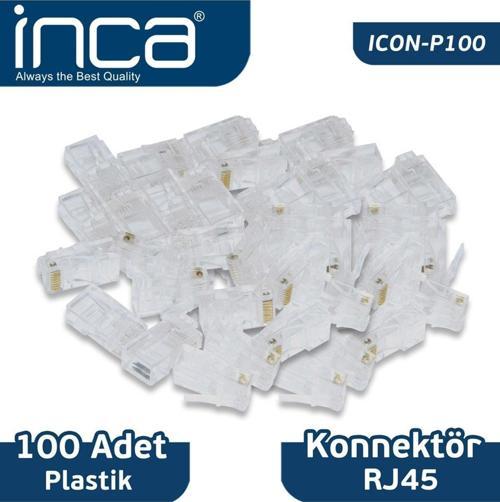 CAT6 RJ-45 PLASTİK 100LÜ KONNEKTÖR