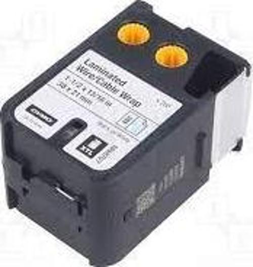 Dy-1868707 XTL Esnek Naylon Etiketi 38 mm X 21 mm Beyaz-Siyah