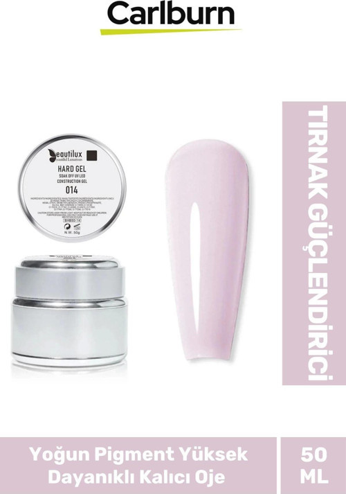 Premium Yoğun Pigment Yüksek Uzun Süre Dayanıklı Protez Tırnak Kalıcı Oje Klasik Jel 50 Ml