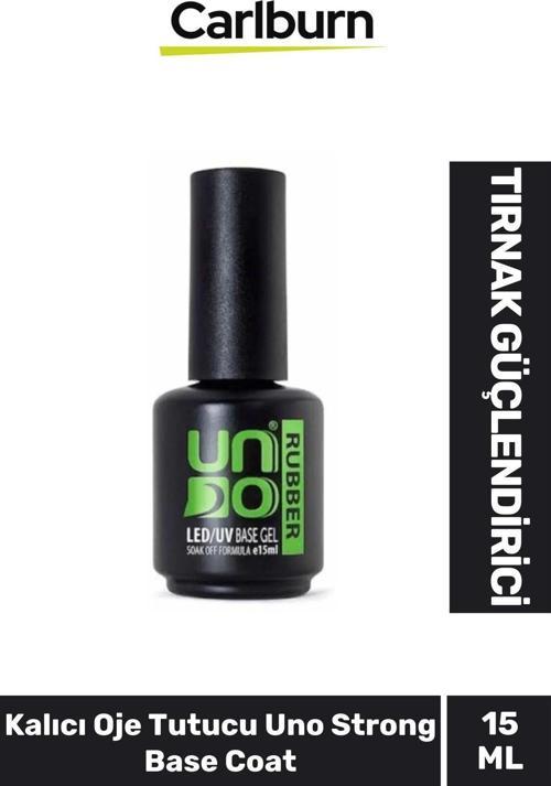 Tırnak Güçlendirici Elastik 48W Cihazlarda Kullanılan Kalıcı Oje Tutucu Uno Strong Base Coat 15 ml