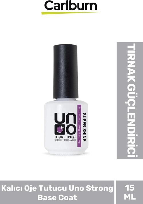 Tırnak Güçlendirici Elastik 48W Cihazlarda Kullanılan Kalıcı Oje Tutucu Uno Strong Base Coat 15 ml