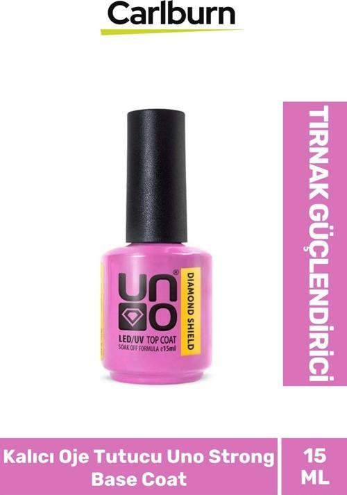 Tırnak Güçlendirici Elastik 48W Cihazlarda Kullanılan Kalıcı Oje Tutucu Uno Strong Base Coat 15 ml