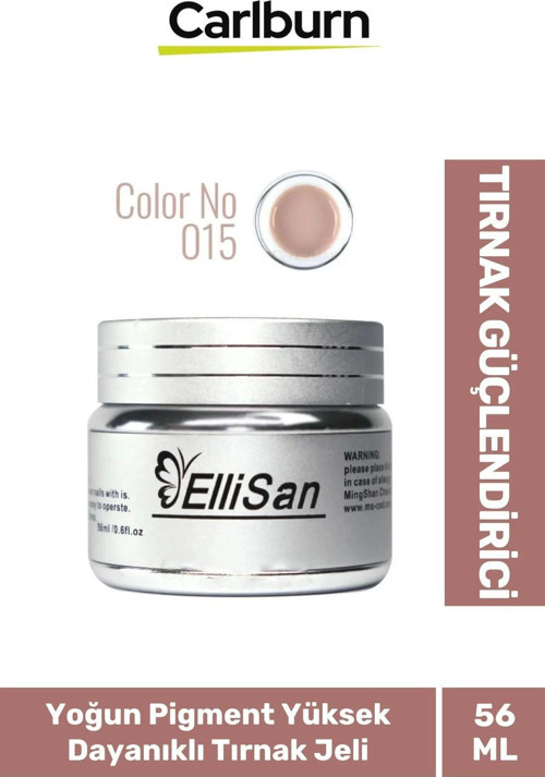 Uzun Sağlıklı Dayanıklı Tırnaklar UV Makineleri Uyumlu Ellisan Protez Tırnak Jeli Builder 56 Gram