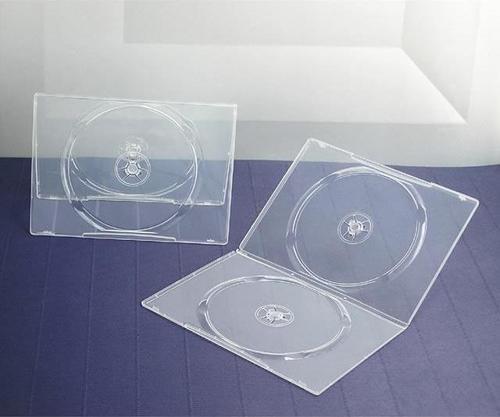 QD-342.7F-SU 2li Parlak Şeffaf 7mm Dvd Kutusu 10 Adet