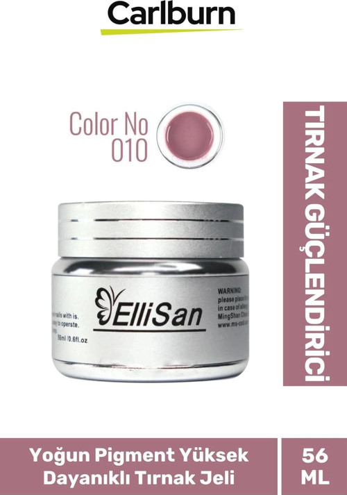 Uzun Sağlıklı Dayanıklı Tırnaklar UV Makineleri Uyumlu Ellisan Protez Tırnak Jeli Builder 56 Gram