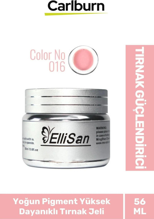 Uzun Sağlıklı Dayanıklı Tırnaklar UV Makineleri Uyumlu Ellisan Protez Tırnak Jeli Builder 56 Gram