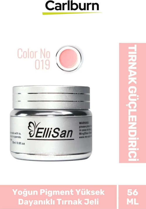 Uzun Sağlıklı Dayanıklı Tırnaklar UV Makineleri Uyumlu Ellisan Protez Tırnak Jeli Builder 56 Gram