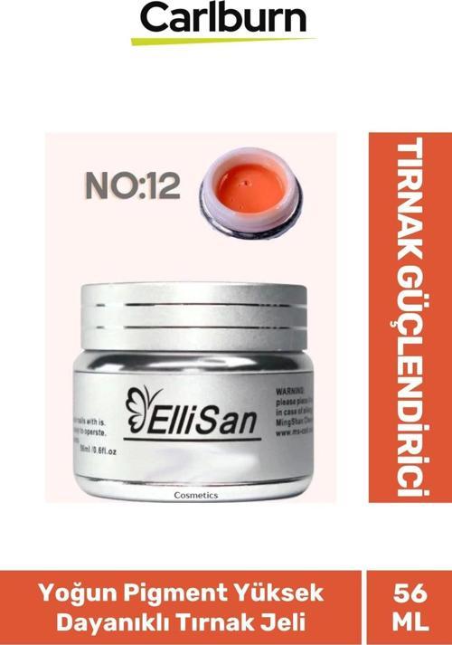 Uzun Sağlıklı Dayanıklı Tırnaklar UV Makineleri Uyumlu Ellisan Protez Tırnak Jeli Builder 56 Gram