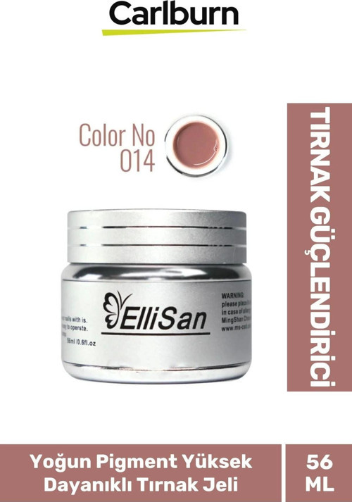 Uzun Sağlıklı Dayanıklı Tırnaklar UV Makineleri Uyumlu Ellisan Protez Tırnak Jeli Builder 56 Gram