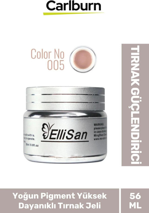 Uzun Sağlıklı Dayanıklı Tırnaklar UV Makineleri Uyumlu Ellisan Protez Tırnak Jeli Builder 56 Gram