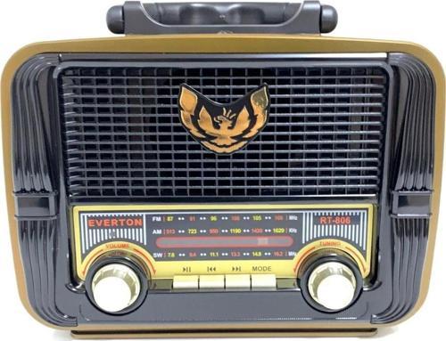 Rt-806 Bluetooth Fm-Usb-Tf-Aux Nostaljik Radyo