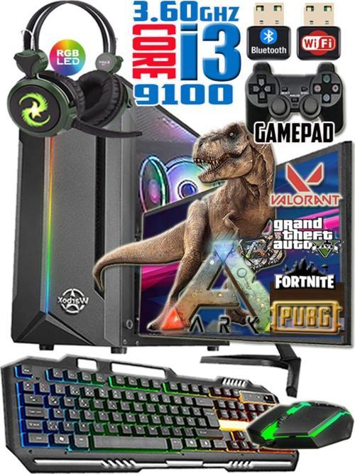 Dook I3 9100 Turbo:4.20Ghz 8Gb Ram 256Gb Ssd 250Gb Hdd R7 240 4Gb E.Kartı 21.5" Monitör Gaming Set