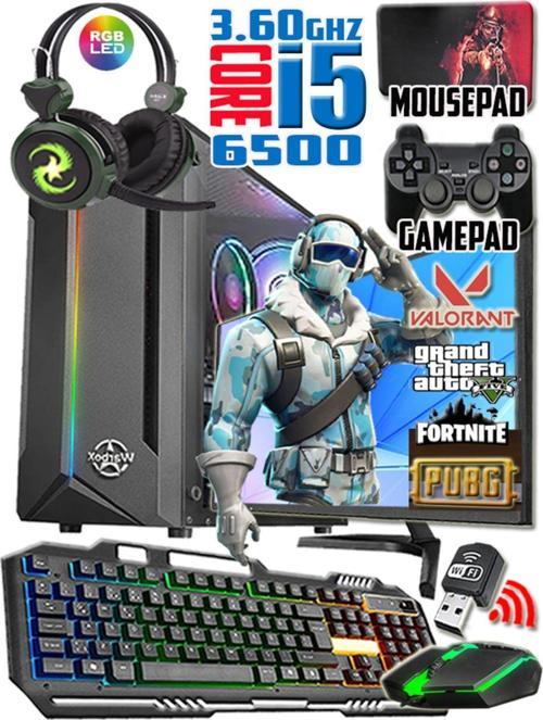 Katudo I5 6500 Turbo:3.60Ghz 8Gb Ram 256Gb Ssd 250Gb Hdd R7 240 4Gb E.Kartı 19" Monitör Gaming Set