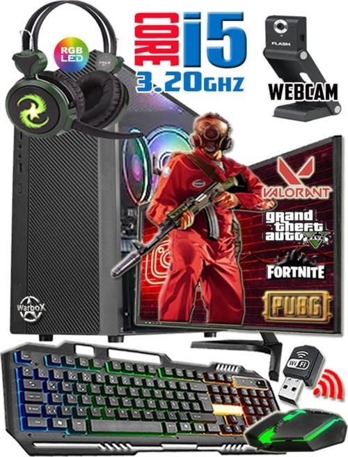 Neon I5 750 Turbo:3.20Ghz 8Gb Ram 128Gb Ssd 250Gb Hdd R7 240 4Gb E.Kartı 19" Monitör Gaming Set
