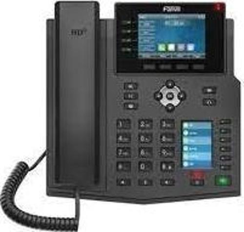 X5u Renkli Ekran (poe)-Siyah Ip Telefon