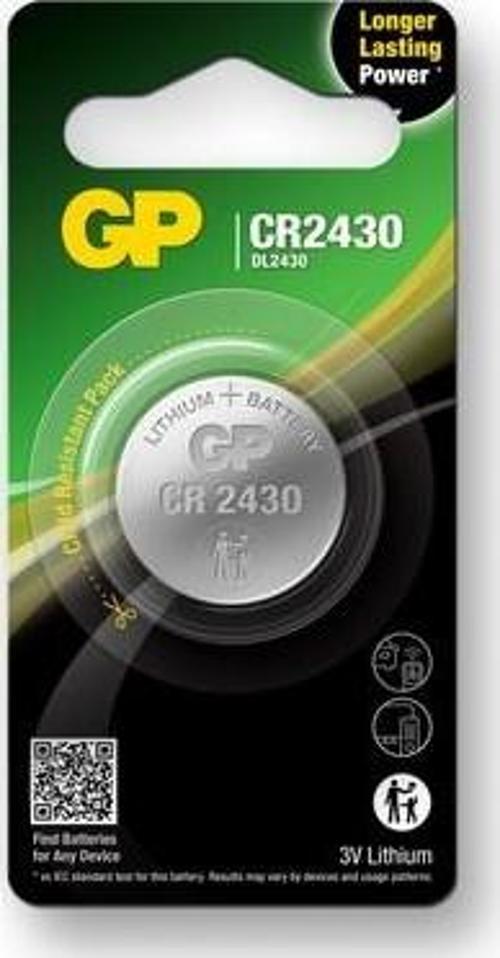 CR2430-U1 3V Lityum Düğme Pil Tekli Paket