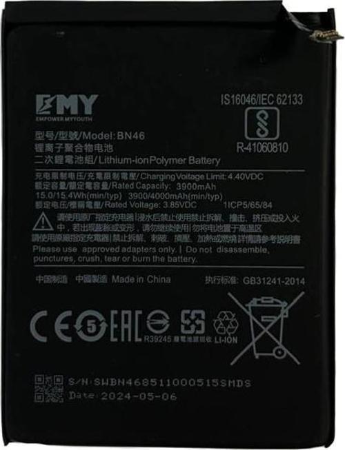 Xiaomi Redmi Note 8 Batarya 3900mAh BN46
