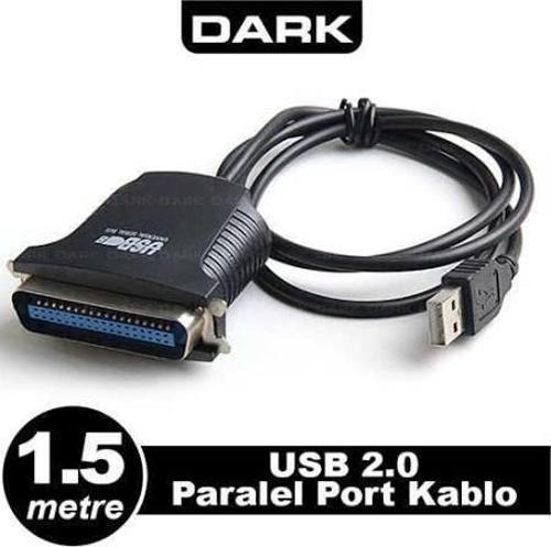 USB - Paralel Port Dönüştürücü Kablo  DK CB USB2XLPT