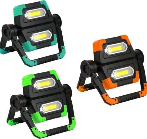 Yd-858A Cob Led Projektör Pilli El Feneri