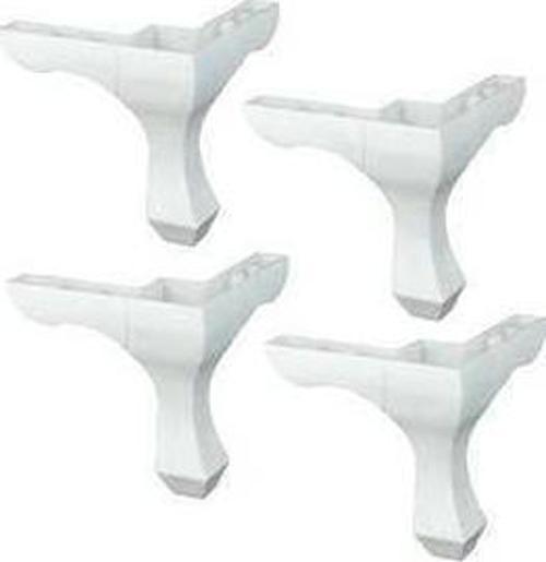LK0128 4 Adet Plastik Lükens Mobilya Ayağı, 3 mm Lüks Sağlam