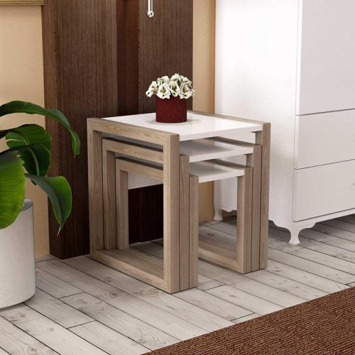 Hülya Zigon Sehpa Takımı High Gloss -CORDOBA