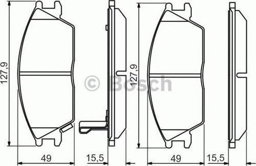 Bosch Hyundai Getz Ön Fren Balatası Takımı 2000-2011