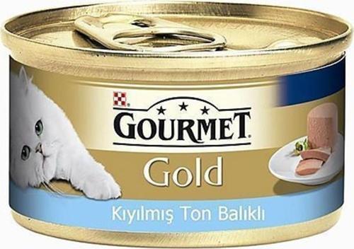 Gold Kıyılmış Ton Balıklı Konserve Yetişkin Kedi Maması 85 G